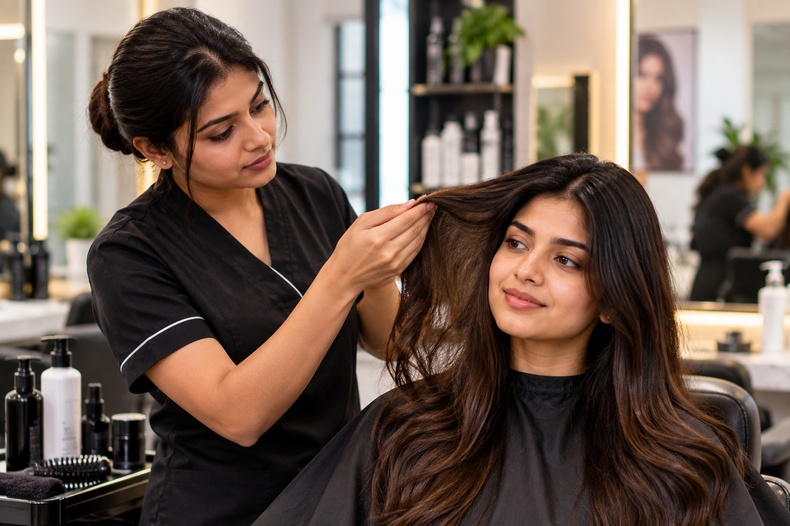 hair salon in punjabi bagh